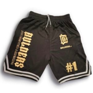 Short Sport Bulders Noir Édition Gold